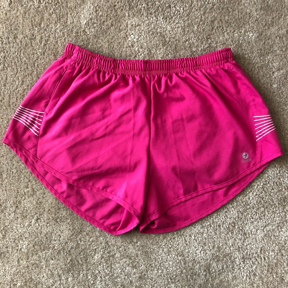 Oiselle Pink Distance Shorts Size Lg